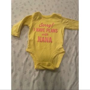🎀Sorry I have Plans with Nana Onesie